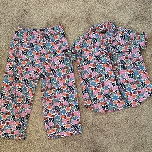 Kate Spade Multicolor Floral Pajama Set
